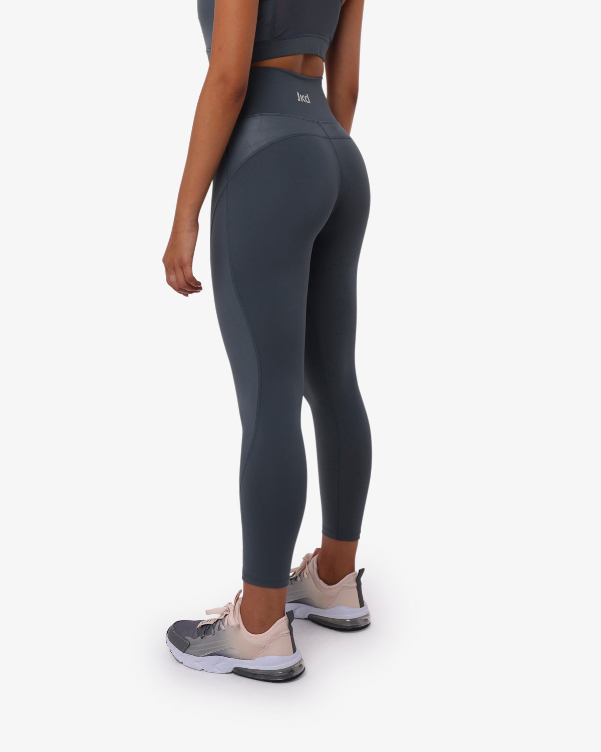 leggings-jaked-shiny-donna-poliestere-elasticizzato-con-inserti-lucidi-vestibili image 7