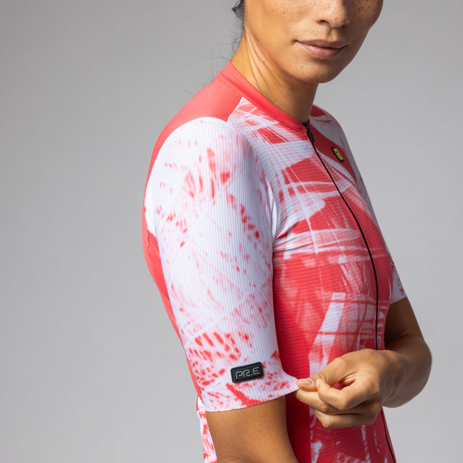 al-cycling-palm-maglia-manica-corta-donna-jersey-estivo-traspirante-con-micro-ae image 2
