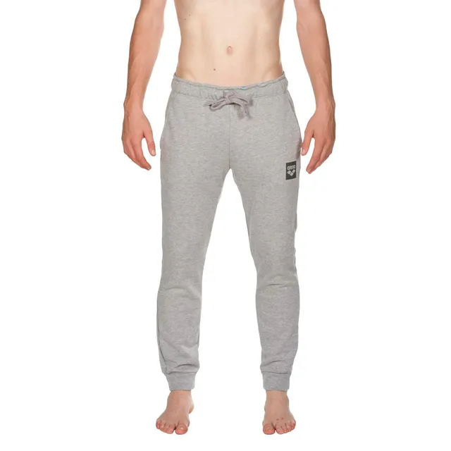 arena-m-essential-pant-pantaloni-jogger-uomo-grigio-medium-grey-melange image 1