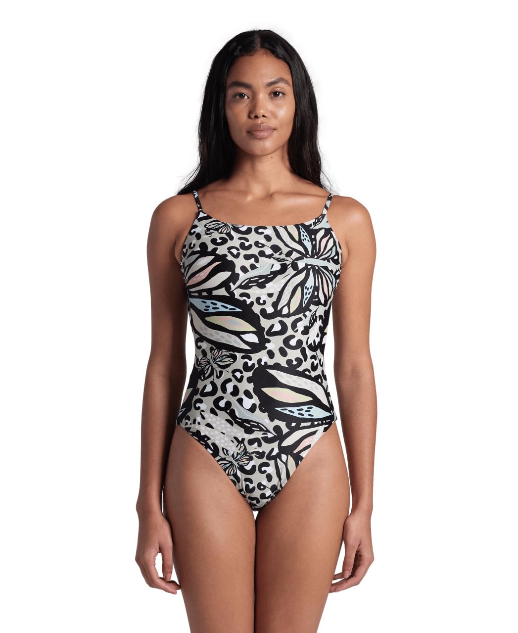 arena-women-s-arena-water-print-swimsuit-costume-intero-donna-con-coppe-removibi image 8