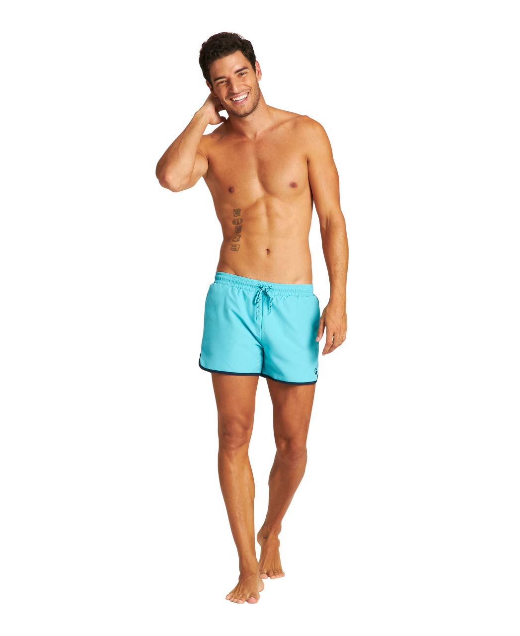 arena-barth-pantaloncino-da-mare-uomo-costume-x-short-sportivo-con-tasche-e-slip image 3