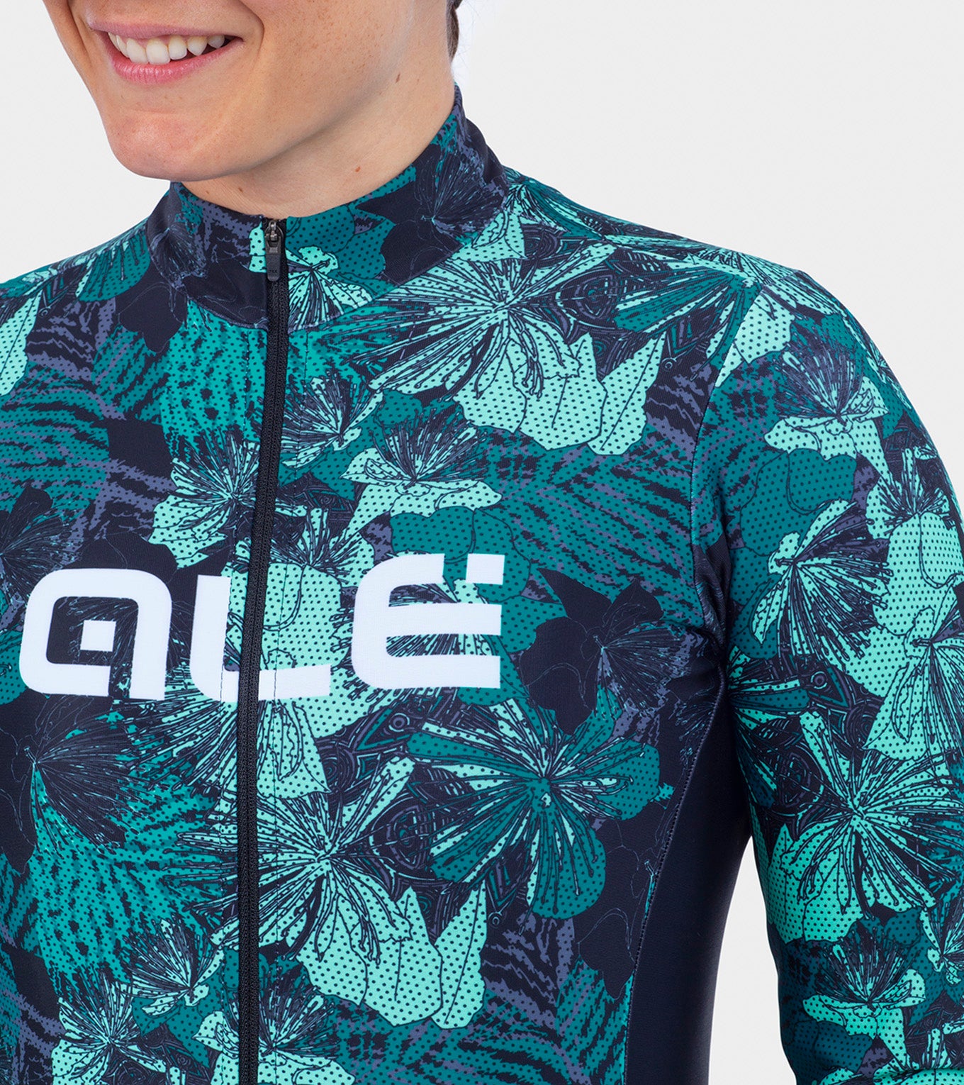 al-cycling-maglia-manica-lunga-donna-amazzonia-felpa-ciclismo-invernale-con-graf image 3