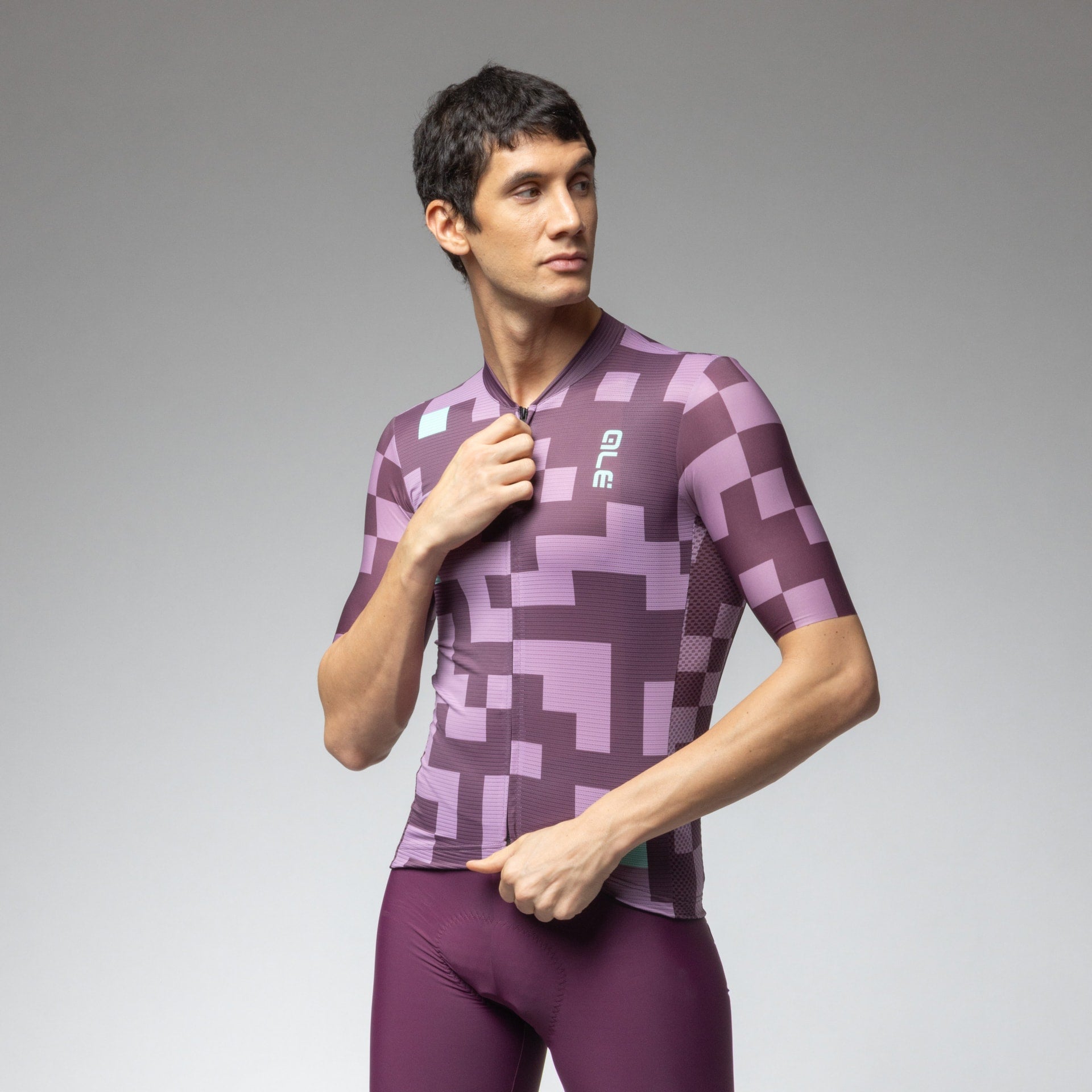al-cycling-maglia-manica-corta-uomo-pixel-jersey-estivo-traspirante image 1