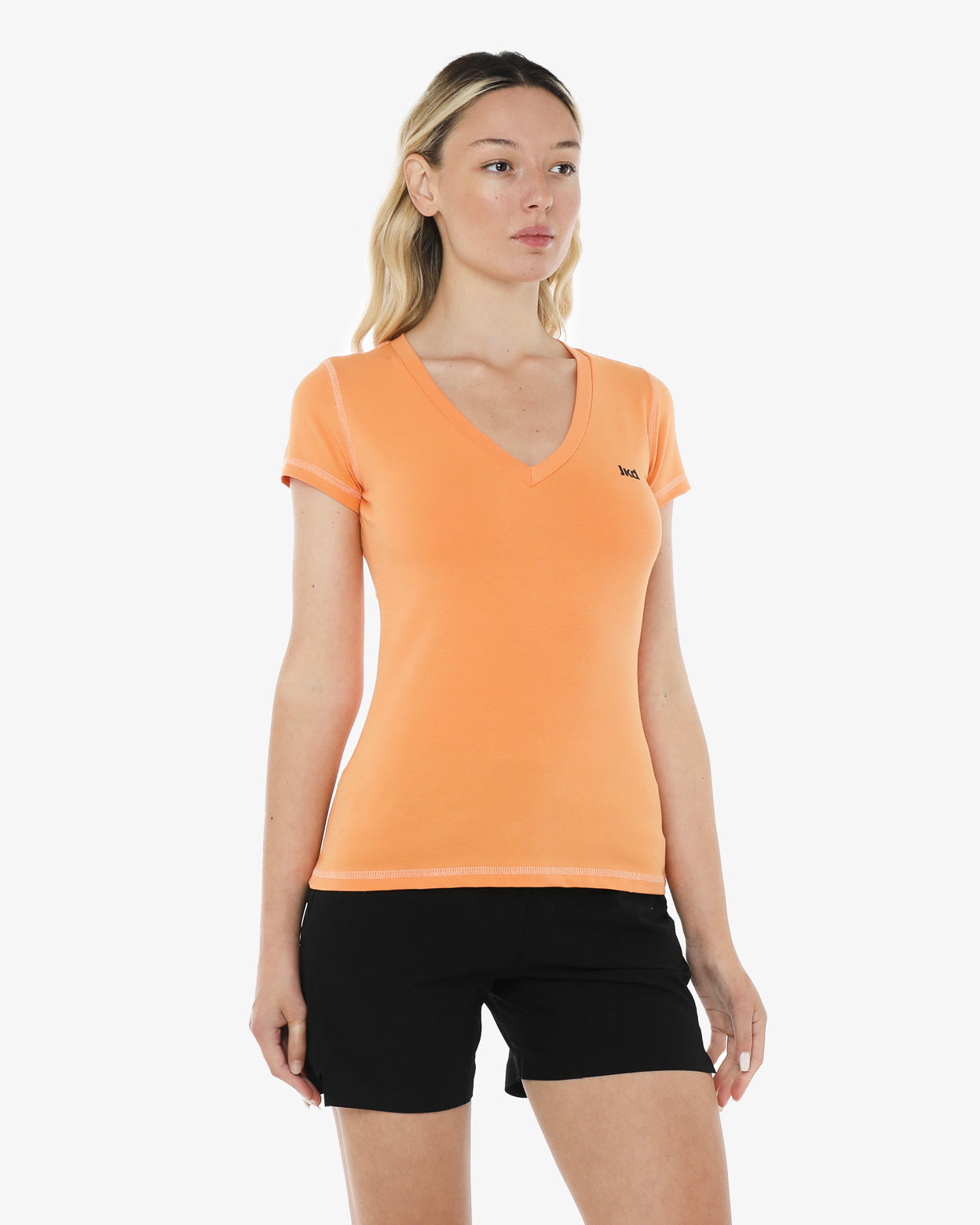 jaked-t-shirt-scollo-v-reset-da-donna-ergonomica-e-traspirante-per-tempo-libero- image 2