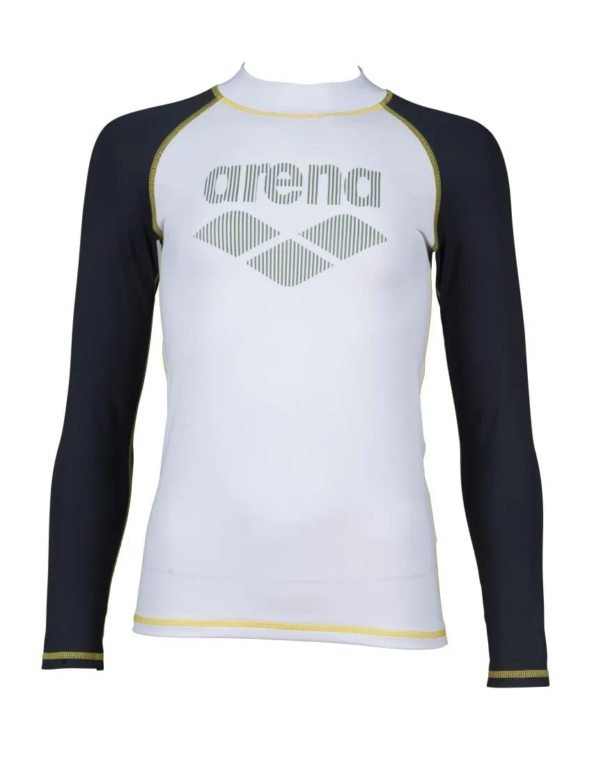arena-long-sleeve-rash-vest-maglietta-rash-guard-con-protezione-uv-per-bambini-e image 1
