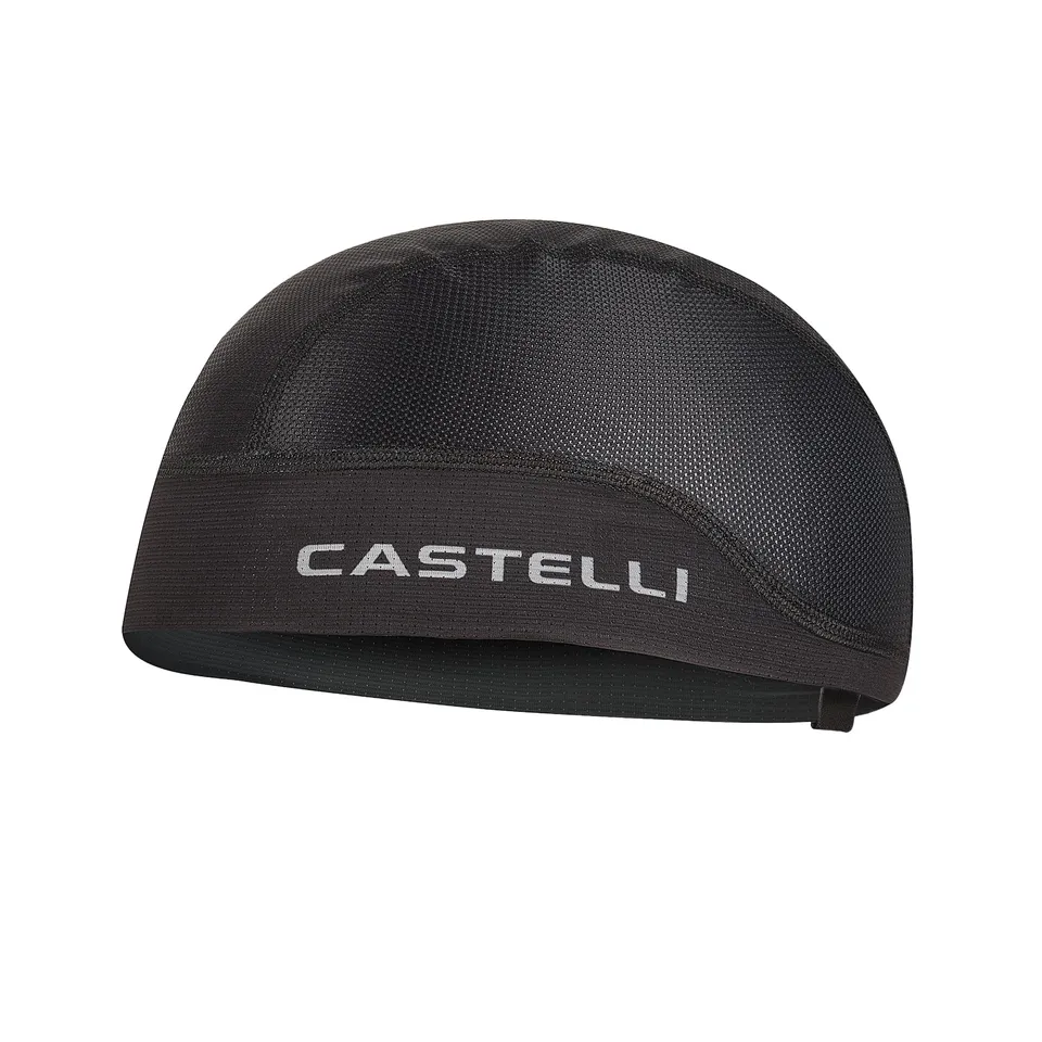castelli-berretto-estivo-unisex-con-teschio-compatibile-con-casco-da-ciclismo image 1