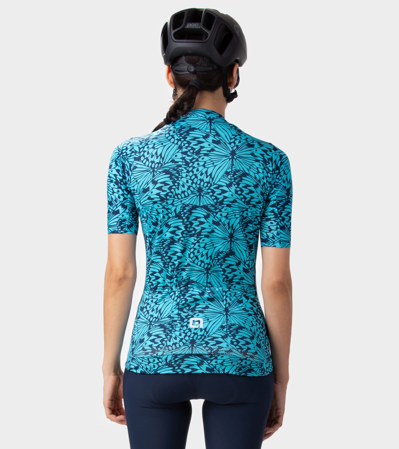 al-cycling-maglia-manica-corta-donna-papillon-maglia-ciclismo-stile-e-traspirabi image 2
