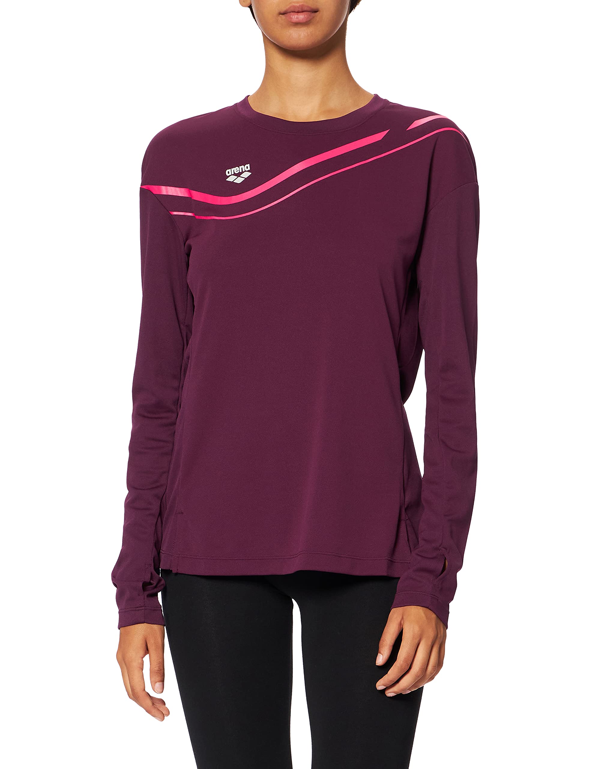 arena-w-tech-shirt-maglia-a-maniche-lunghe-donna-arena-icons image 1