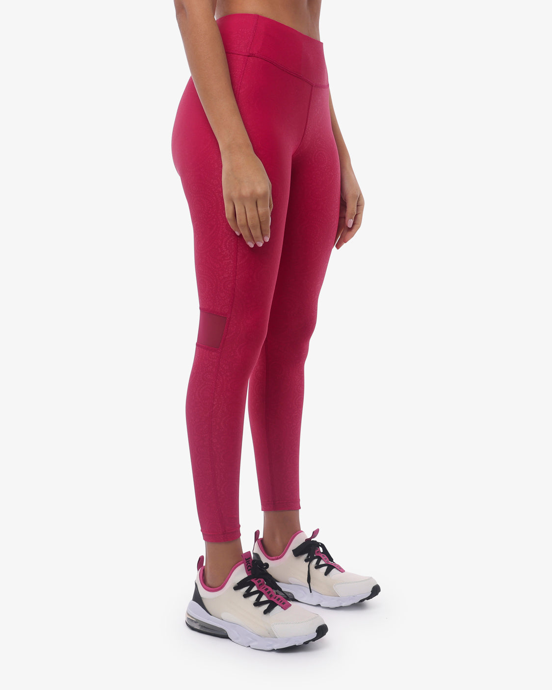 leggings-jaked-activewear-cachewire-donna-stampa-con-bustino-in-vita-tinta-unita image 2