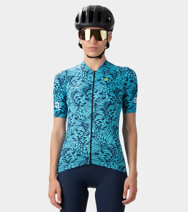 al-cycling-short-sleeve-jersey-woman-papillon-maglia-donna-con-carbonio-anti-sta image 1