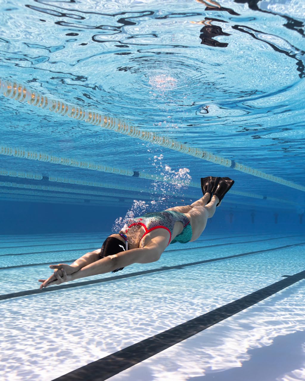 arena-powerfin-pro-ii-pinne-corte-in-silicone-per-nuoto-unisex-lama-corta-e-tall image 7