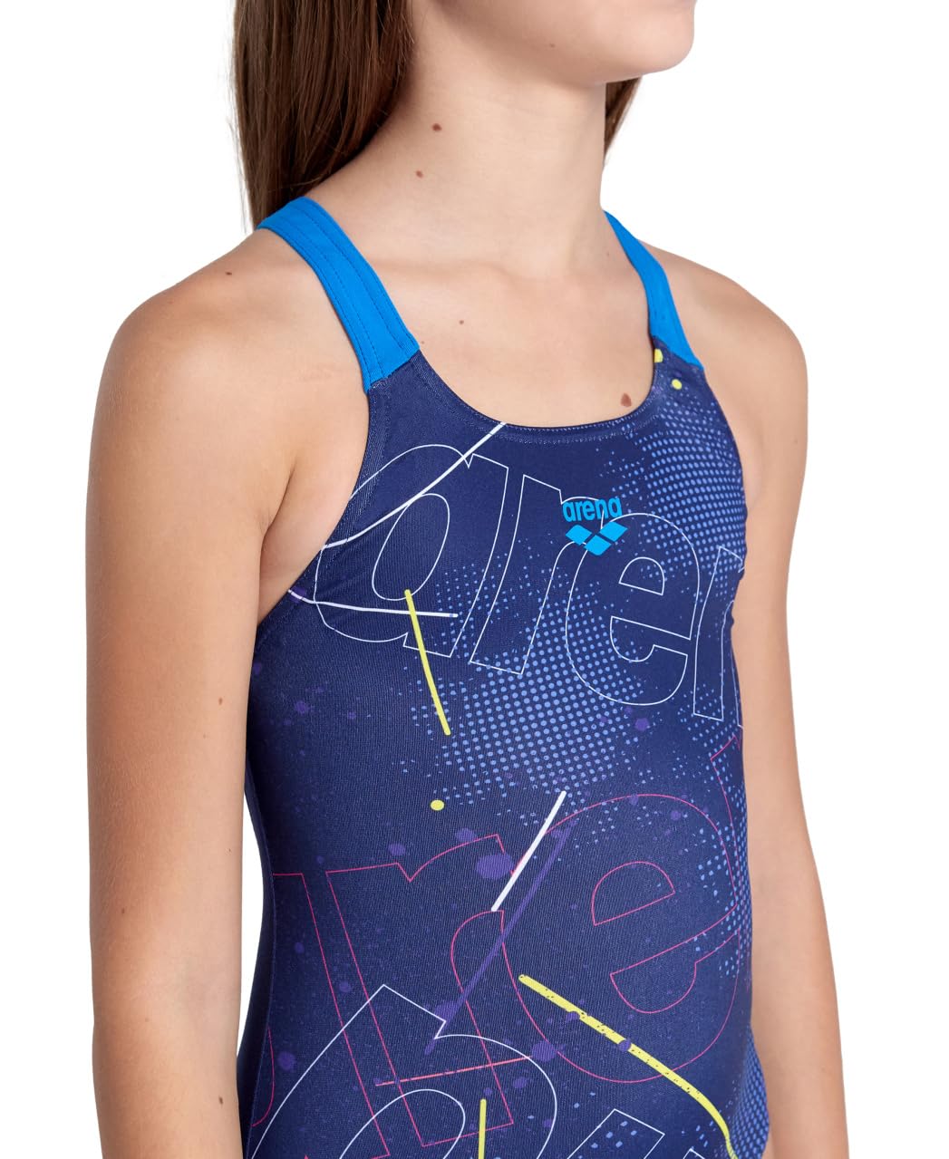arena-girl-s-galactic-swimsuit-swim-pro-back-one-piece-costume-intero-bambine-e- image 4