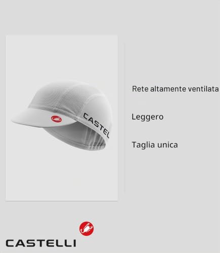 castelli-a-c-3-cycling-cap-cappellino-da-ciclismo-unisex-traspirante image 5
