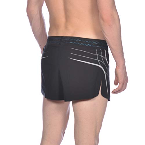 arena-a-one-pantaloncino-con-spacchetto-laterale-da-uomo-nero-black-l image 8