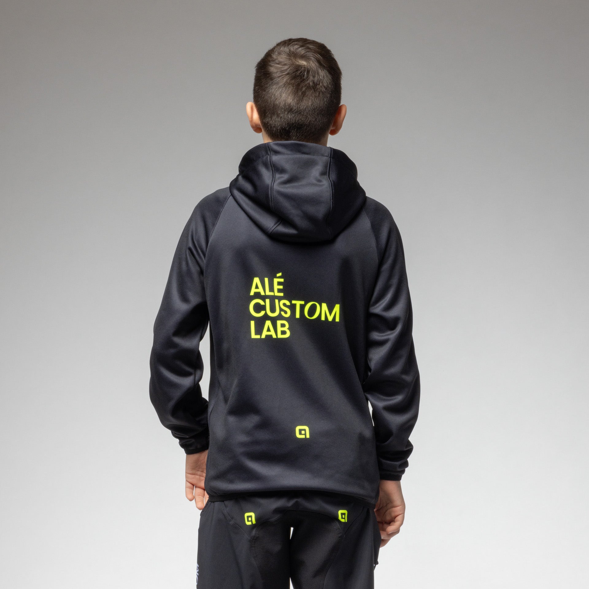 al-cycling-felpa-bambino-con-cappuccio-e-tasche-zip-felpa-felpata-per-bambini image 3