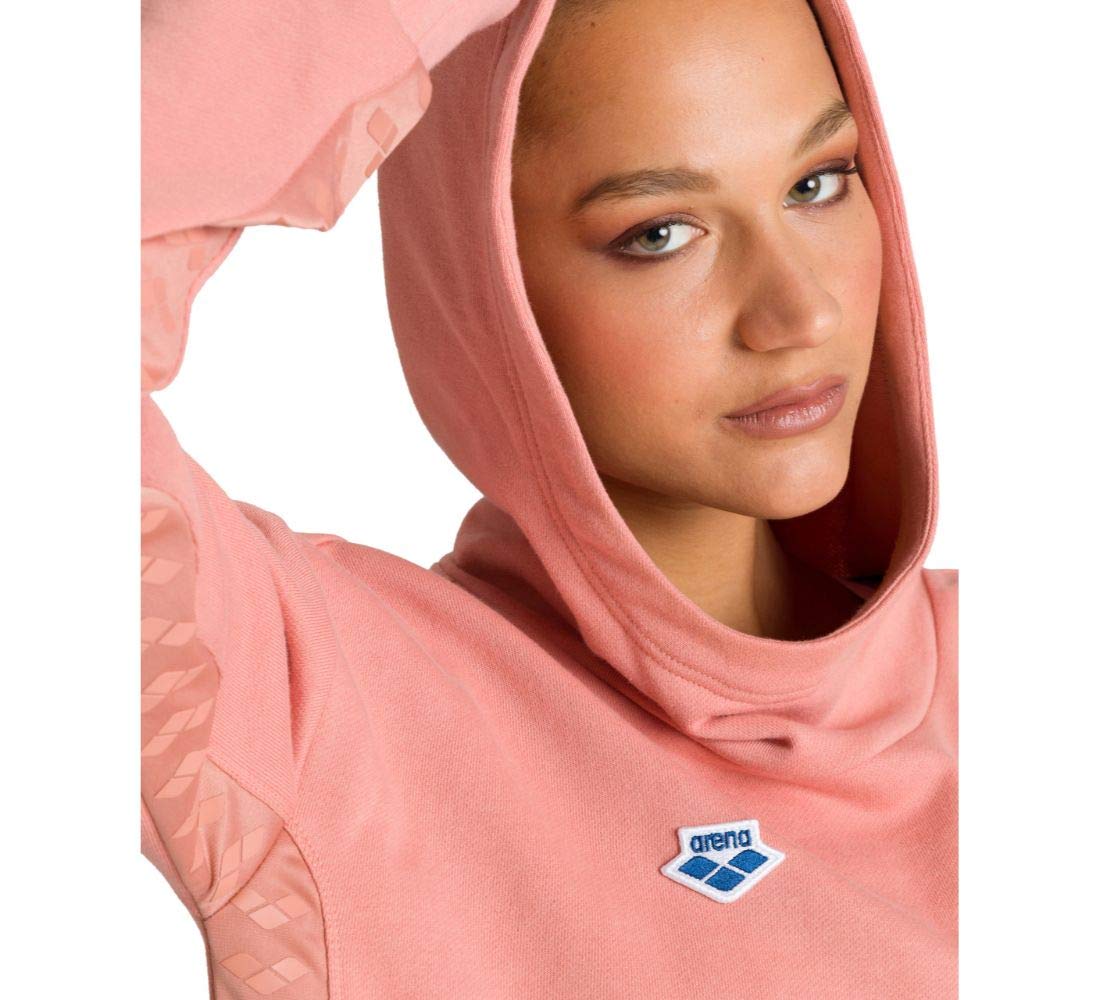 arena-women-icons-hoodie-team-felpa-con-cappuccio-donna image 4