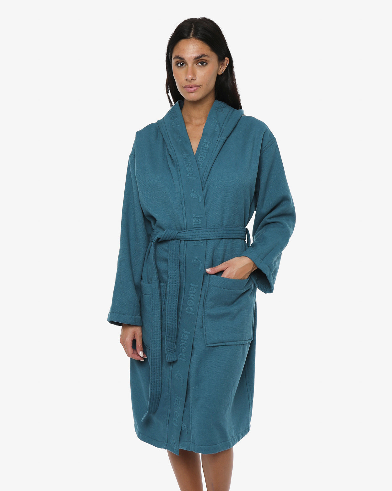 jaked-accappatoio-spugna-compact-accappatoio-in-spugna-di-cotone-per-donna-asciu image 3