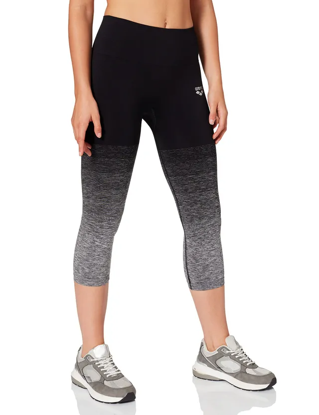 arena-w-seamless-3-4-tight-leggings-3-4-senza-cuciture-donna-nero image 1