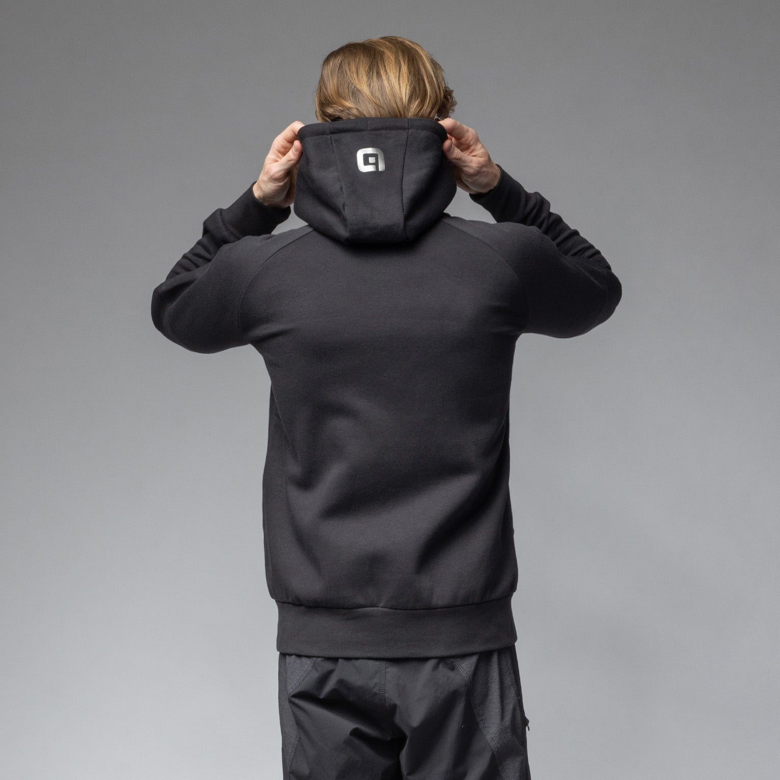 al-cycling-felpa-uomo-total-zip-con-cappuccio-e-maxi-logo image 2