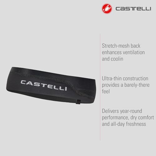 castelli-cerchietto-estivo-unisex-per-ciclismo-su-strada-e-ghiaia-traspirante-cl image 4