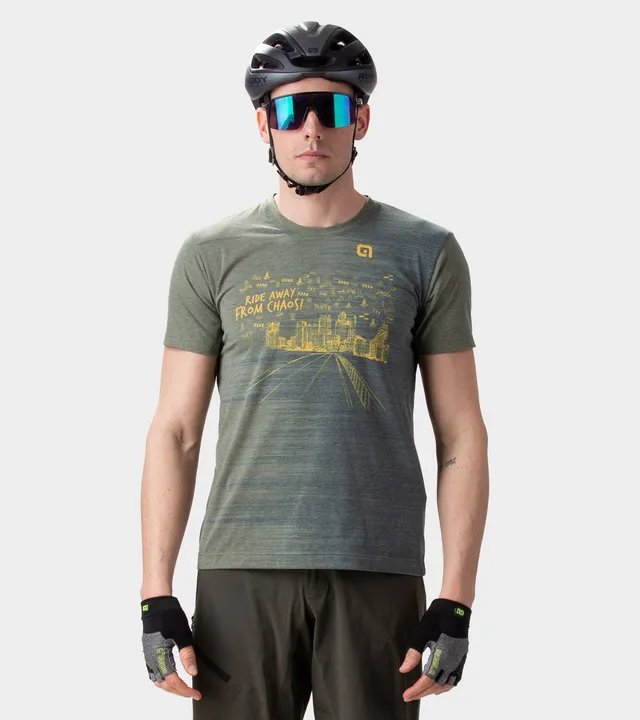al-cycling-maglia-manica-corta-uomo-away-t-shirt-casual-in-cotone-e-poliestere image 1