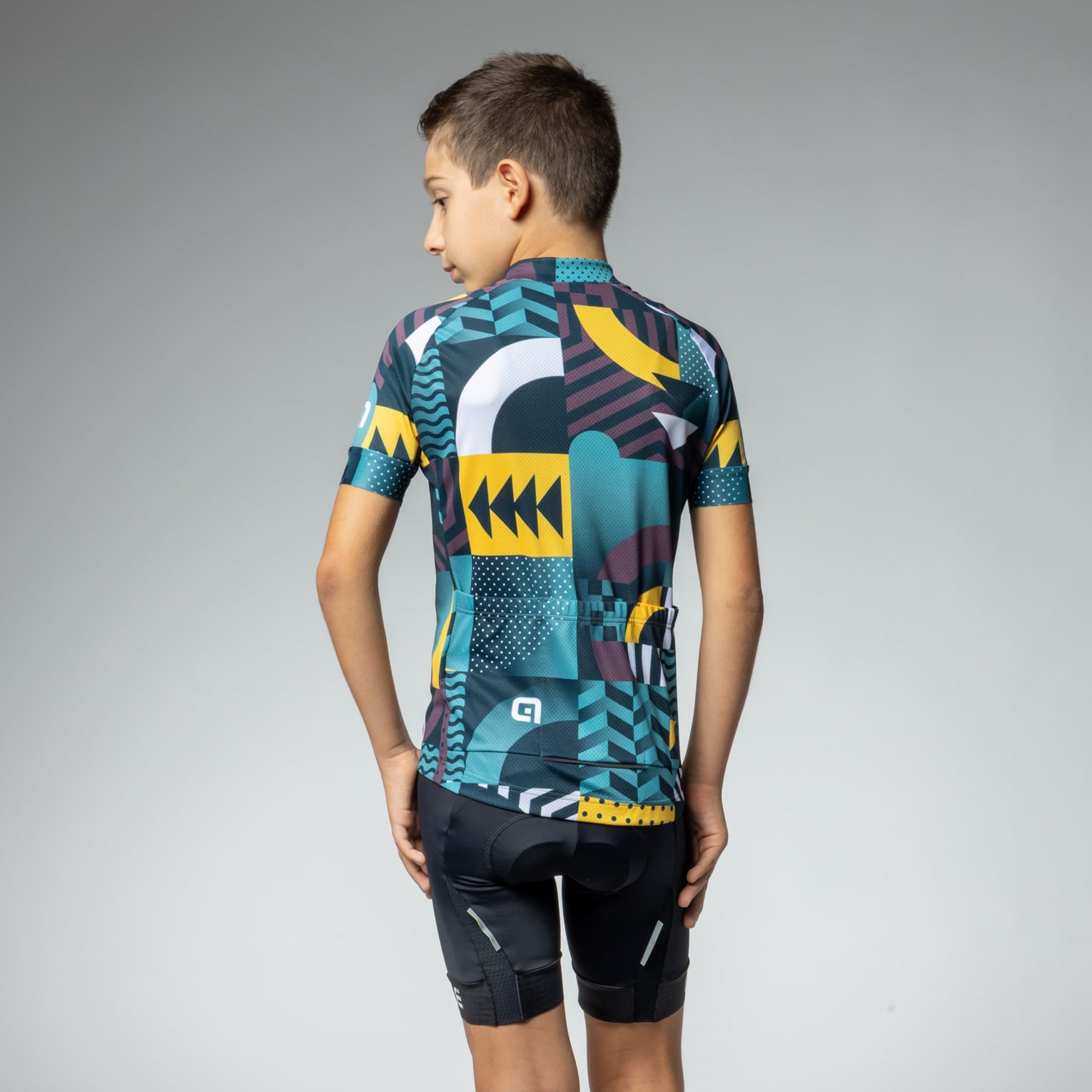 al-cycling-games-maglia-manica-corta-bambino-jersey-estiva-per-giovani-ciclisti image 2