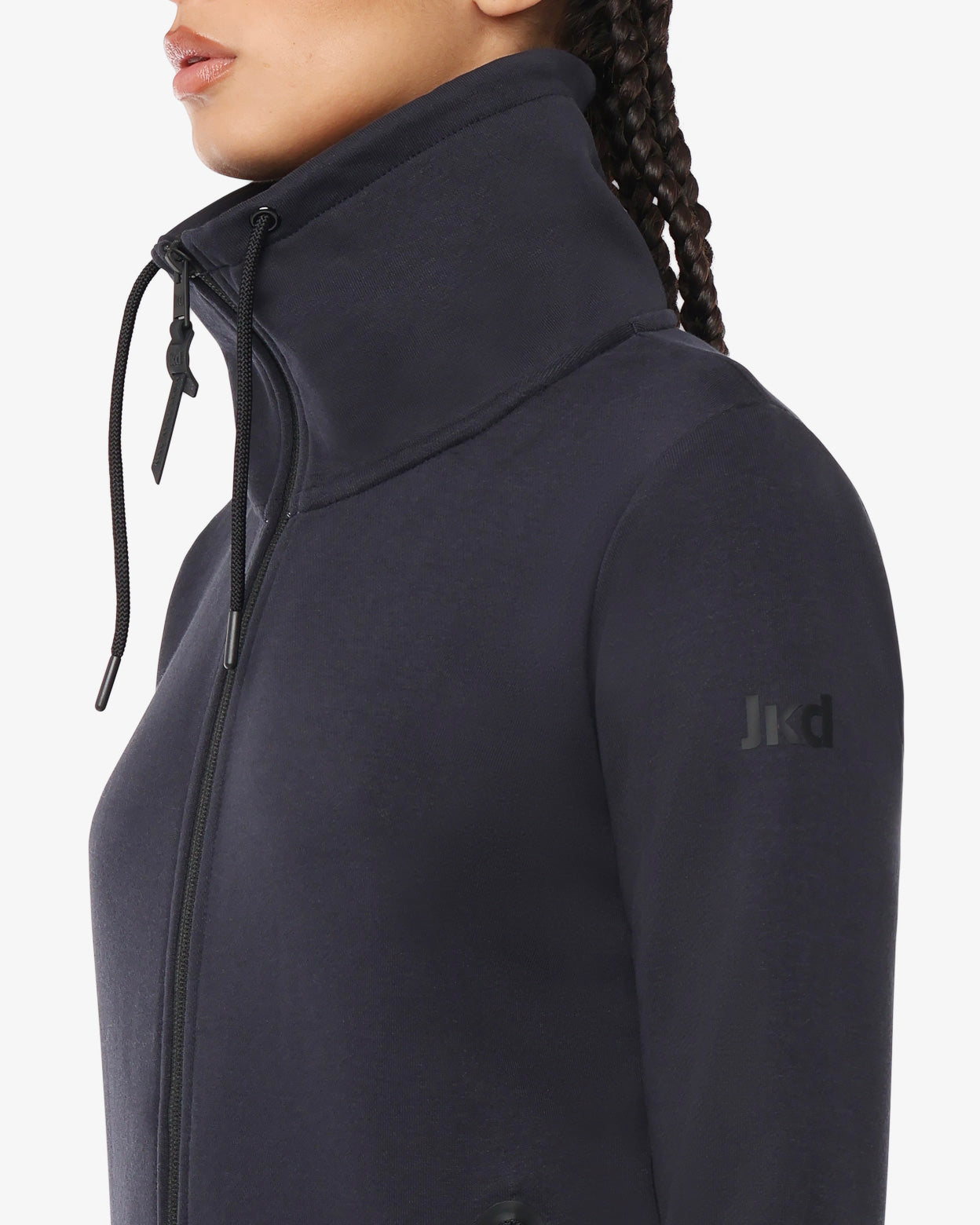 felpa-creed-jaked-felpa-con-zip-e-collo-alto-donna image 8