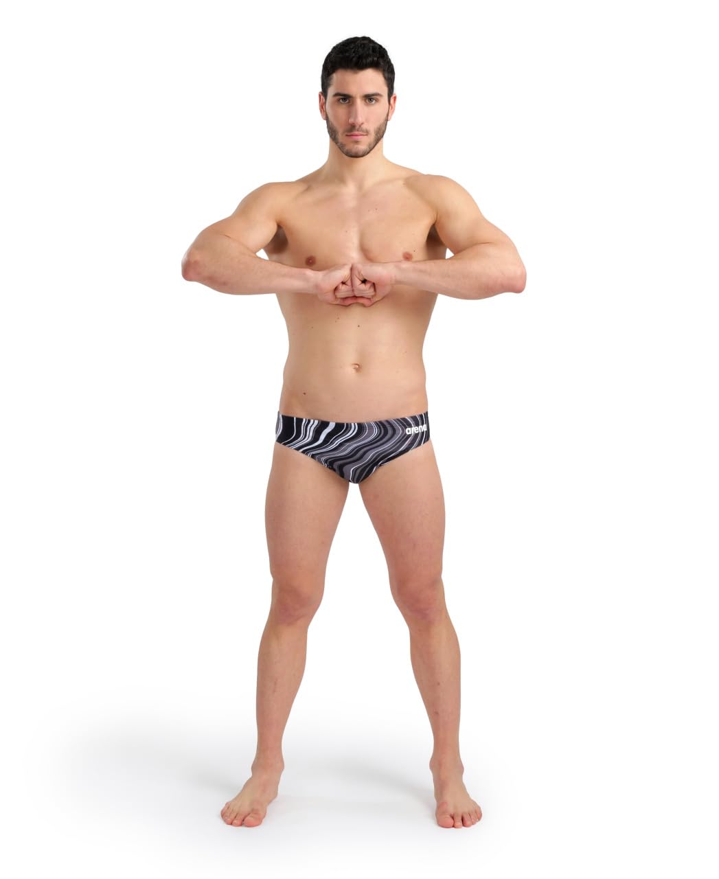 arena-costume-da-bagno-uomo-marbled-costume-intero-performance image 6