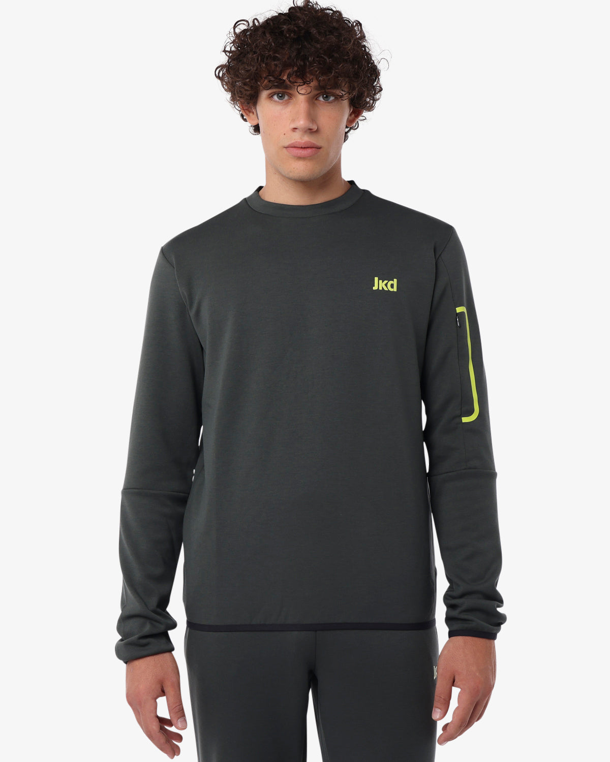 jaked-felpa-zenith-uomo-felpa-tecnica-antipiega-per-citt-e-tempo-libero-colore-c image 1