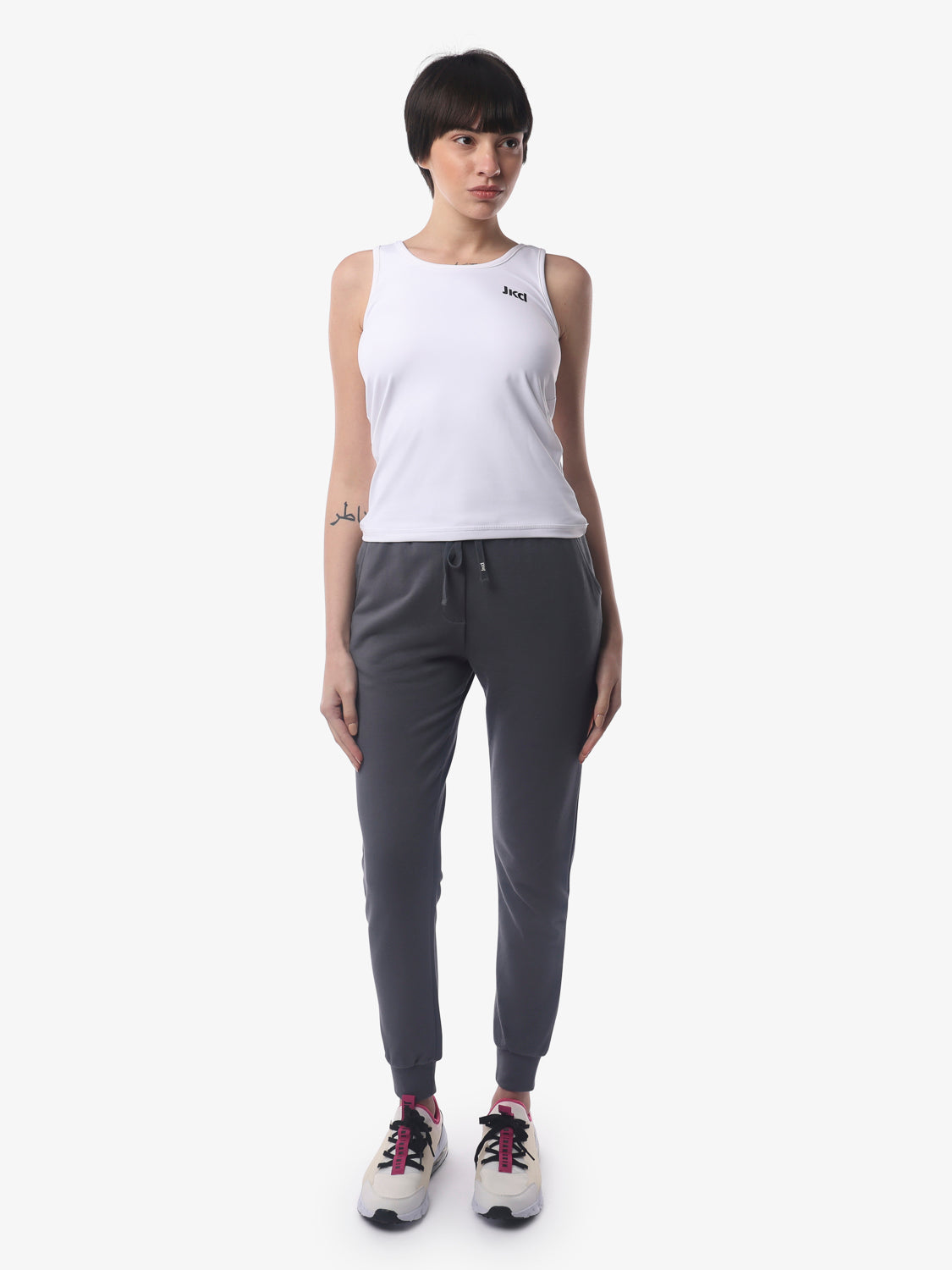 jaked-pantalone-felpa-sportswear-kotton-mix-donna-pantaloni-lunghi-in-cotone-per image 6