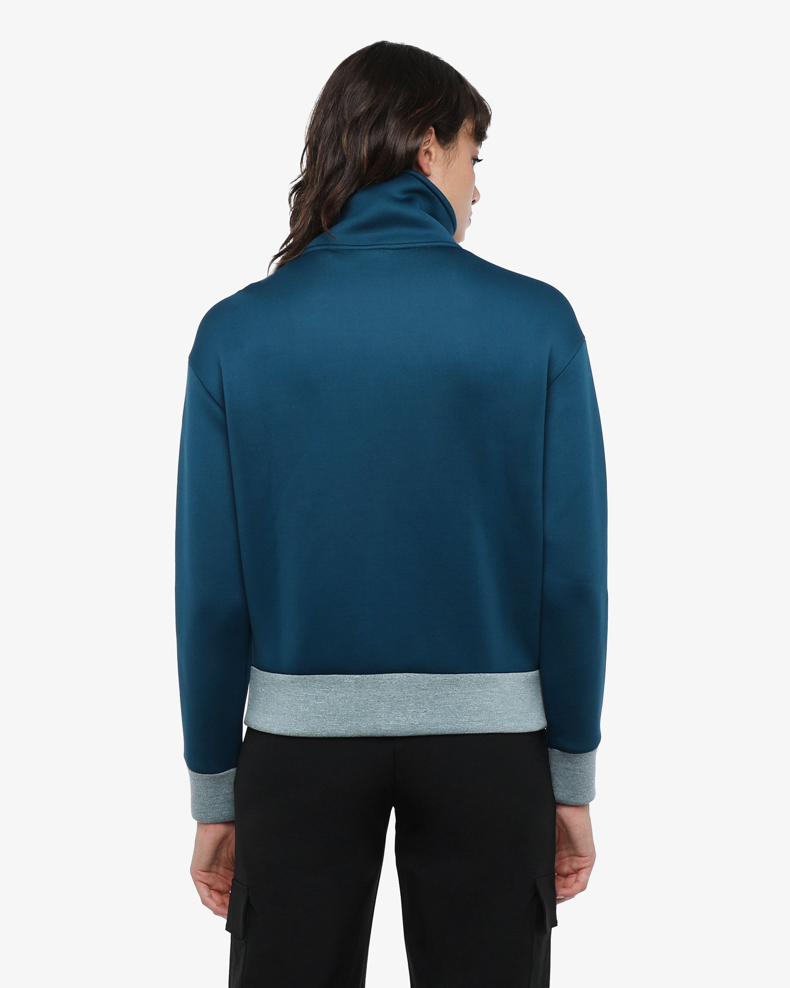 jaked-manta-ray-felpa-full-zip-donna-traspirante-con-dettagli-grafici image 3
