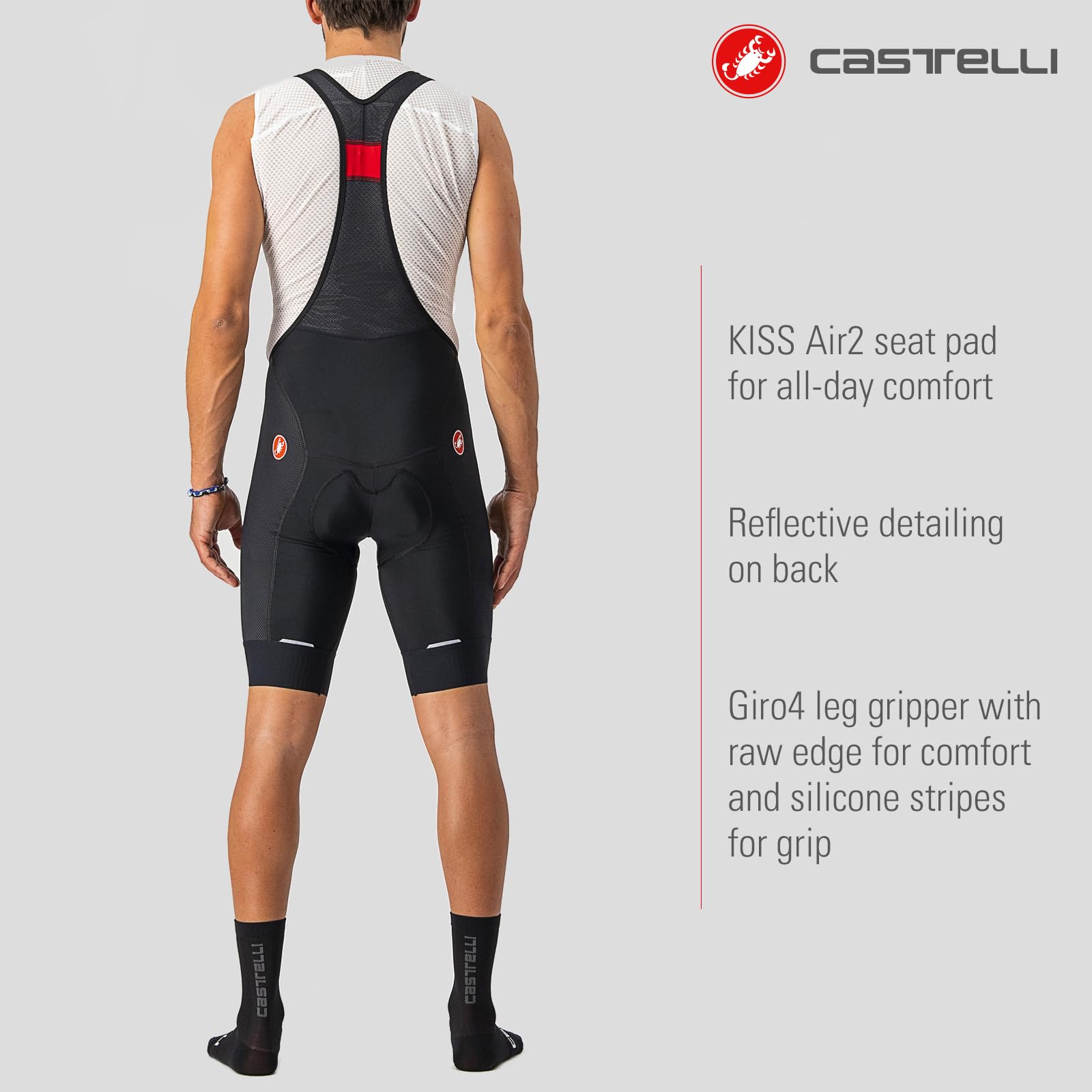 castelli-competizione-bib-pantaloncini-uomo-con-fondello-per-ciclismo image 5
