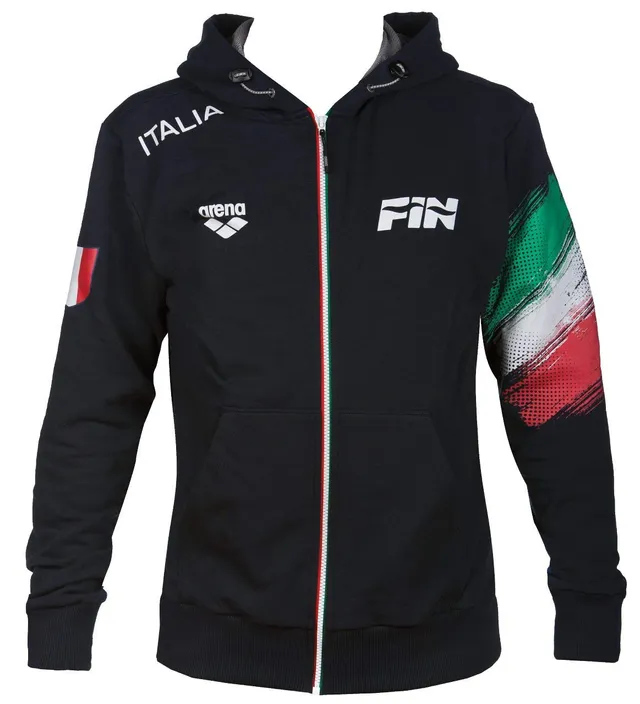 arena-w-italy-fin-hooded-felpa-donna-collezione-icons image 1