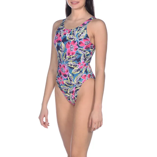 arena-tropical-sketch-costume-sportivo-donna-multicolore image 1