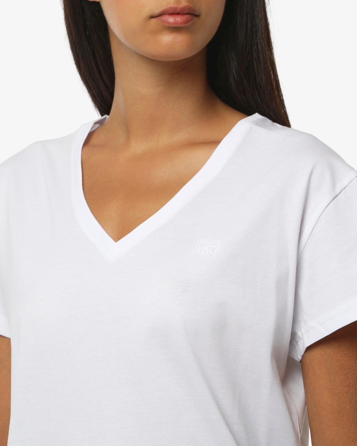 t-shirt-scollo-v-sunny-jaked-in-cotone-per-donna image 7
