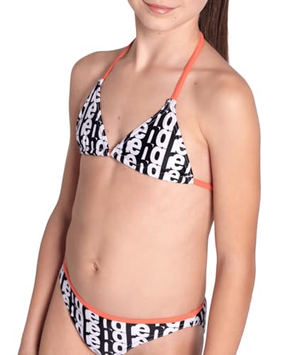 arena-monogram-triangle-bikini-due-pezzi-bambine-e-ragazze-costume-da-bagno-con- image 8