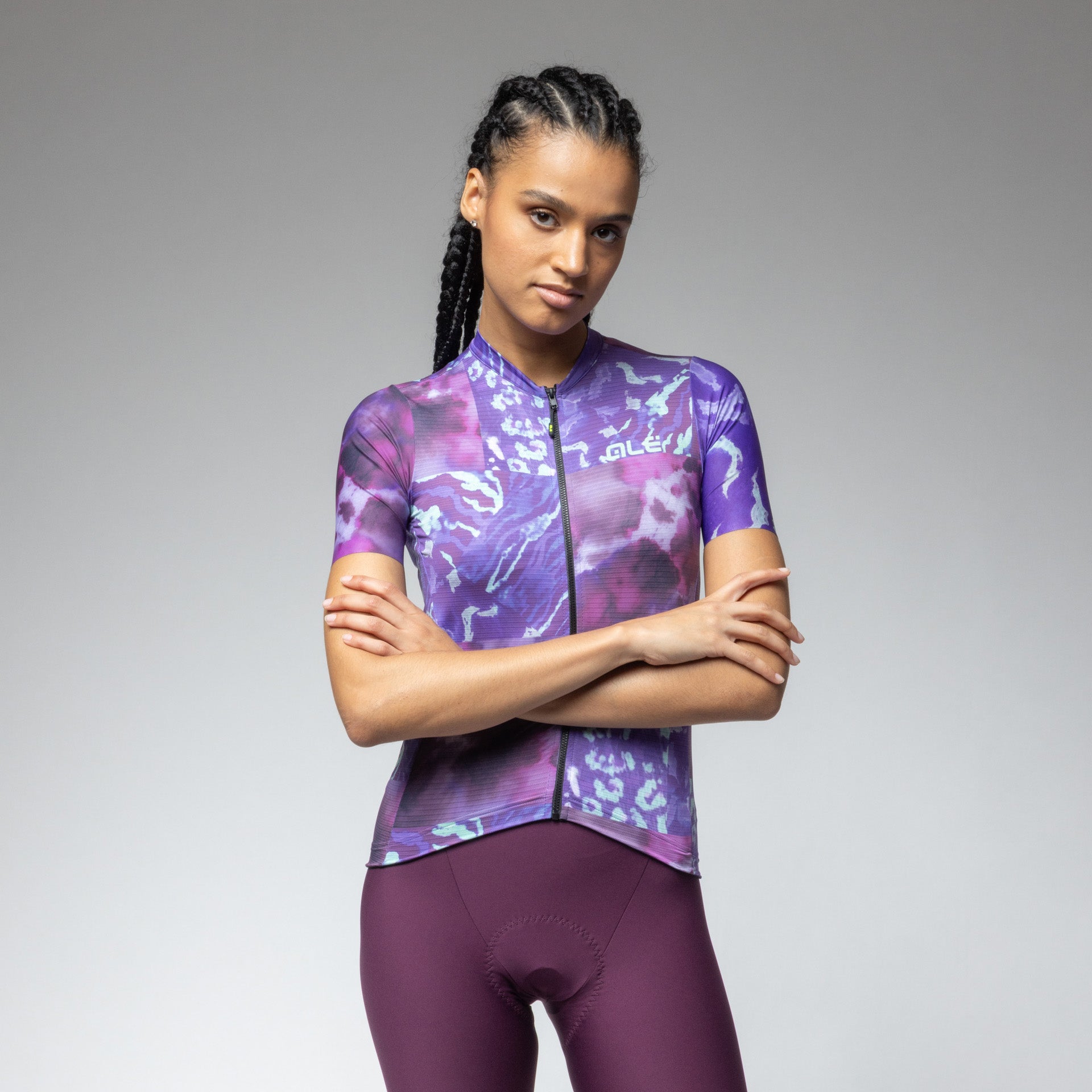al-cycling-maglia-manica-corta-donna-linfa image 1