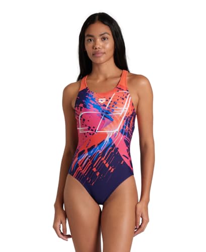 arena-women-s-funny-spot-swimsuit-v-back-costume-intero-donna image 7