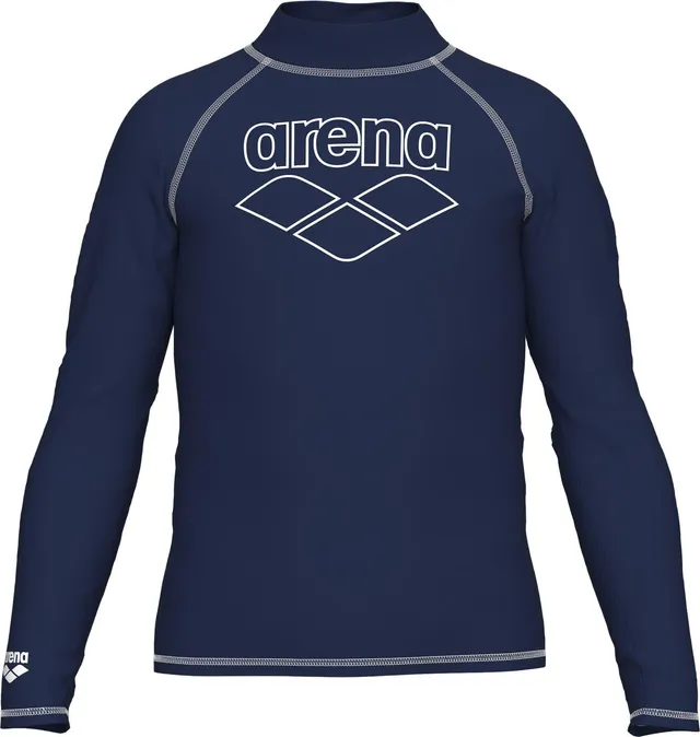 arena-unisex-jr-rash-vest-l-s-graphic-maglia-a-maniche-lunghe-per-bambini-e-raga image 1
