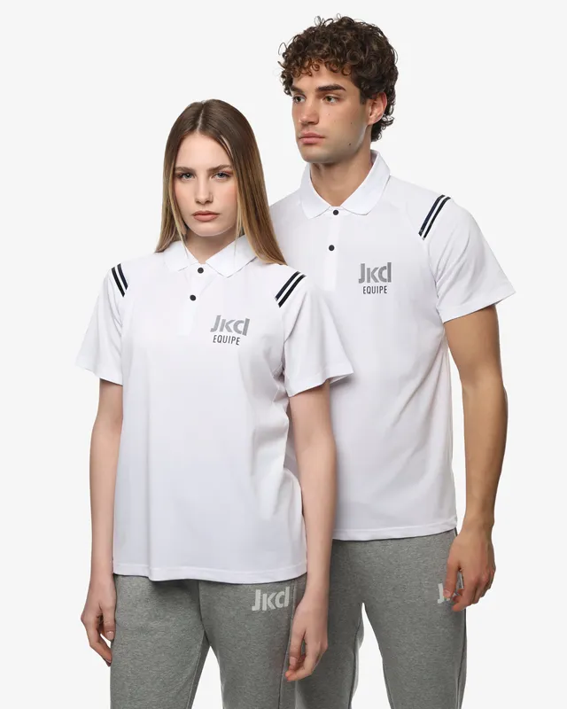 polo-bottoni-equipe-jaked-donna-tessuto-tecnico-antipiega-con-dettagli-a-righe-s image 1