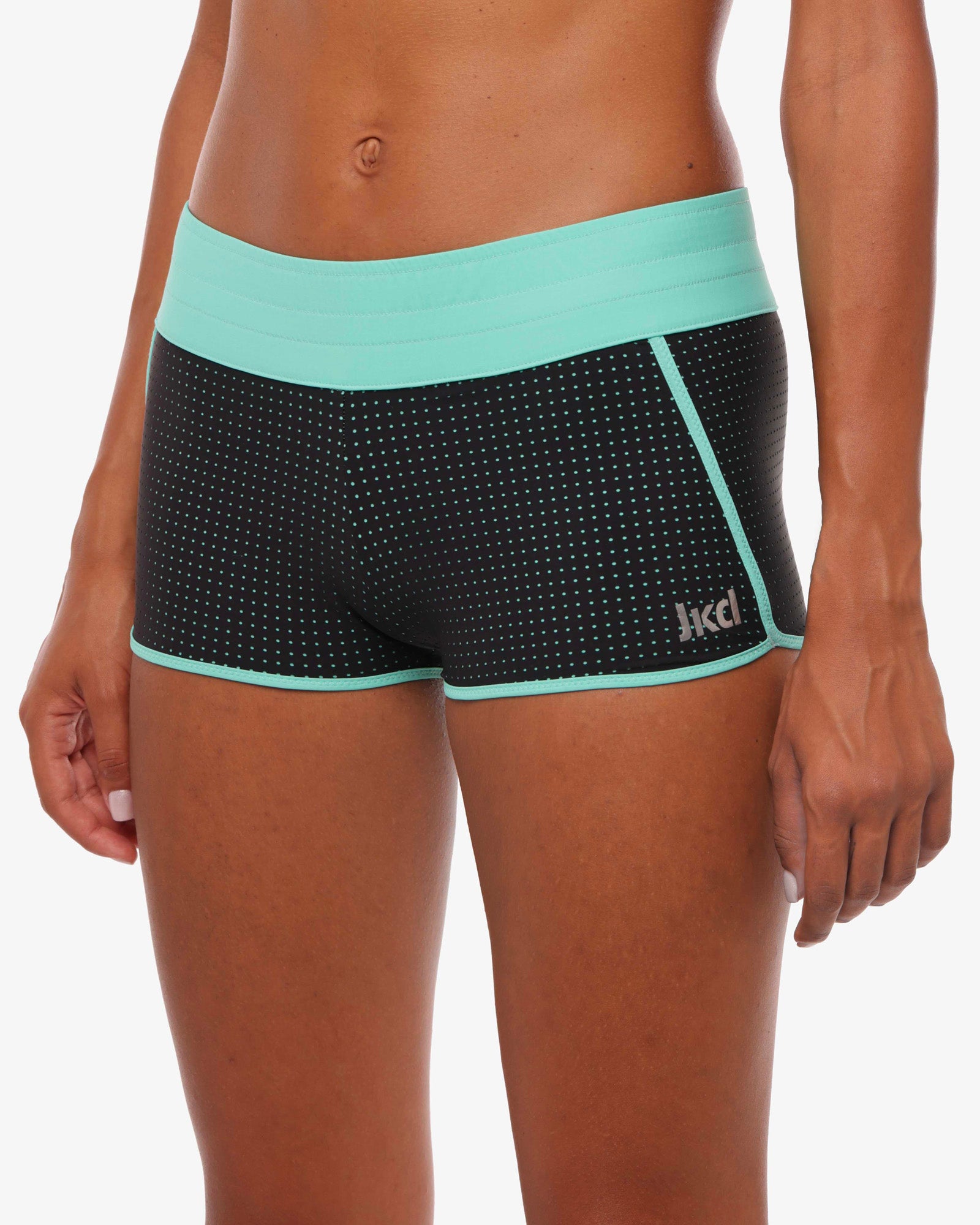 jaked-shorts-miami-pantaloncini-donna-aderenti-foderati-con-inserti-a-contrasto image 5