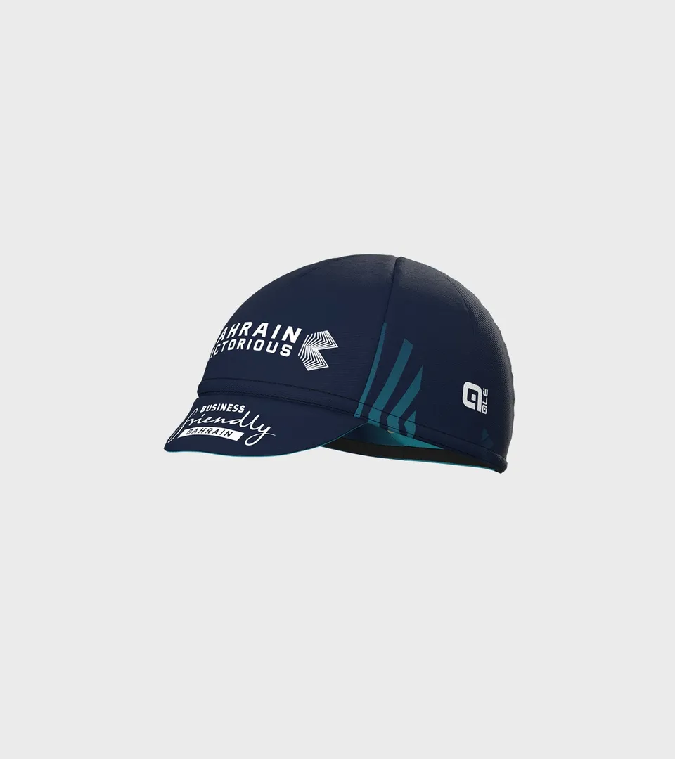 cappellino-unisex-al-cycling-bahrain-victorious-protezione-solare image 1