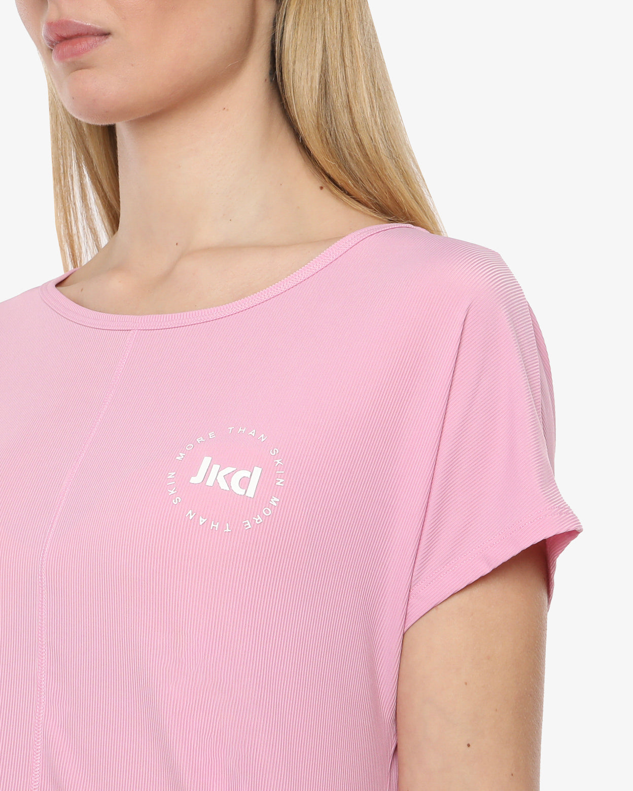 t-shirt-donna-jaked-sportswear-core-a-manica-corta-tessuto-tecnico-antipiega-con image 4