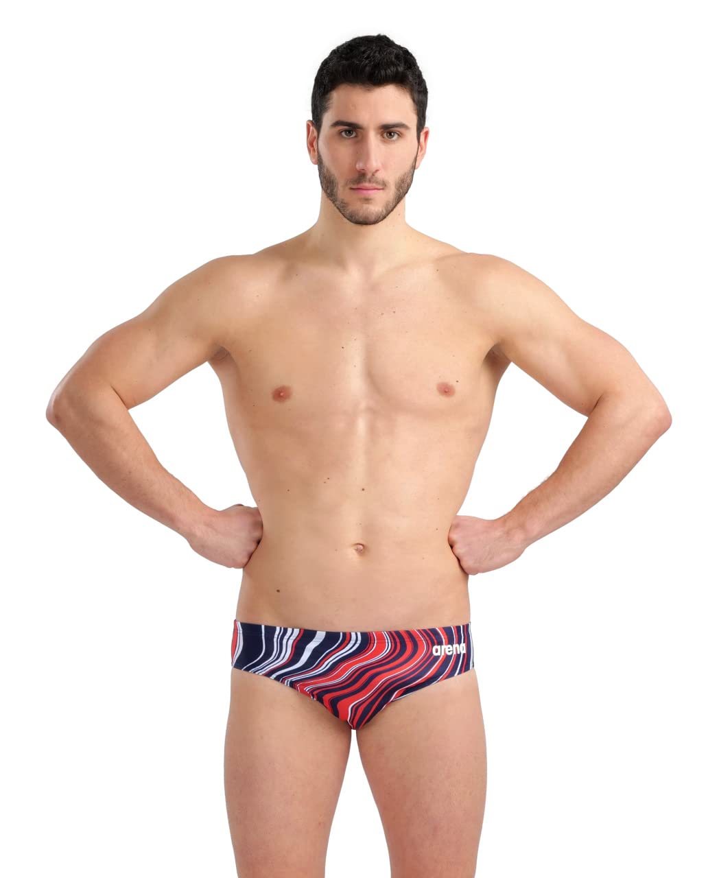 arena-costume-da-bagno-uomo-marbled-costume-intero-performance image 7