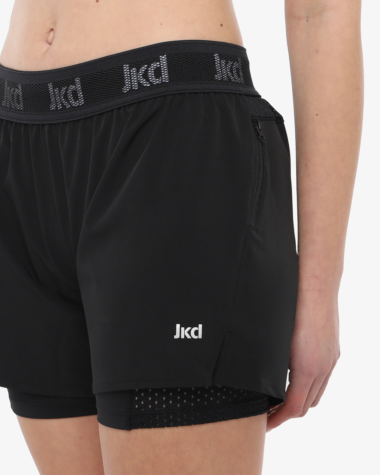 jaked-shorts-2-in-1-silhouette-donna-pantaloncini-sportivi-traspiranti-per-fitne image 8