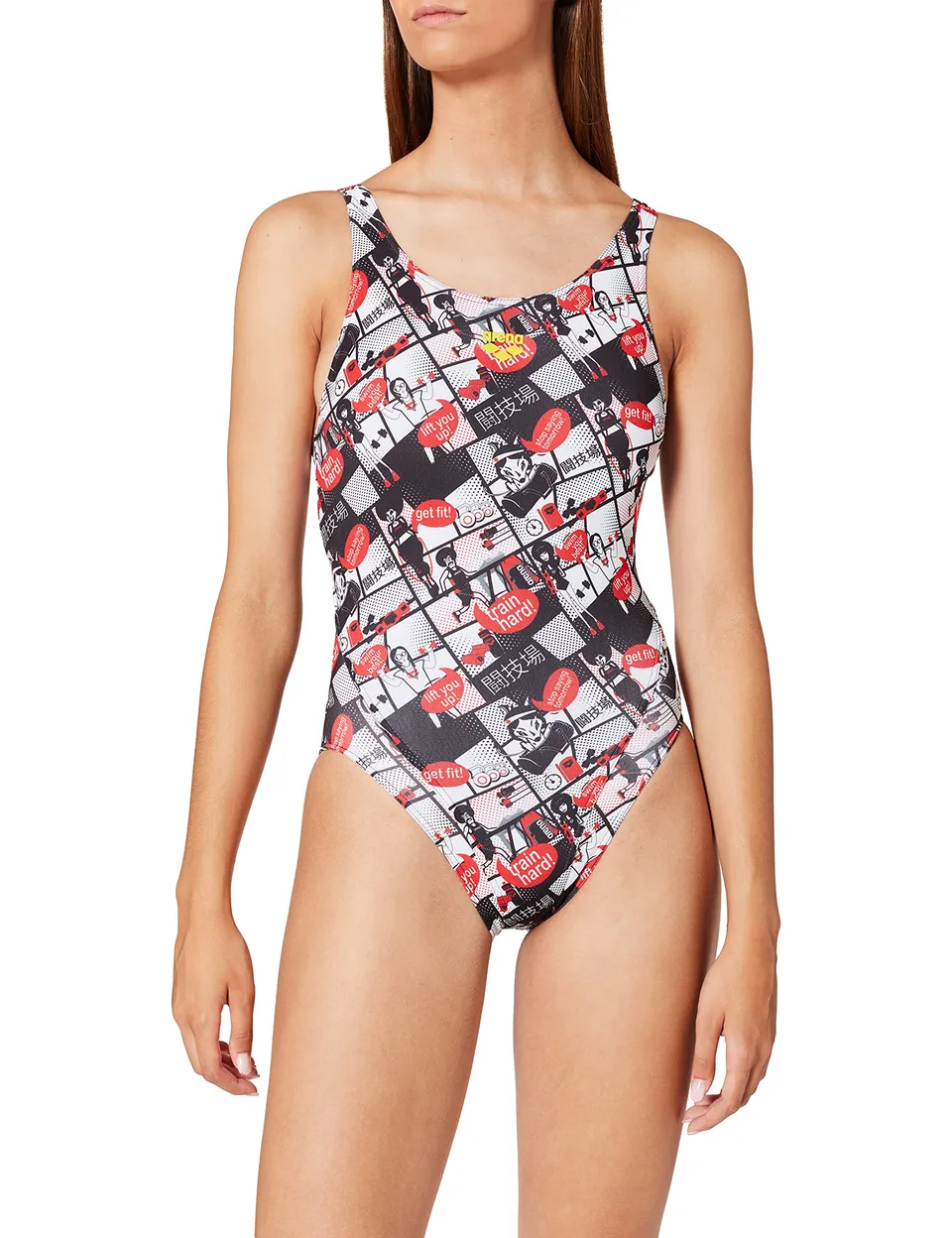 arena-w-comics-race-swim-tech-one-piece-l-costume-sportivo-donna-in-maxlife image 1