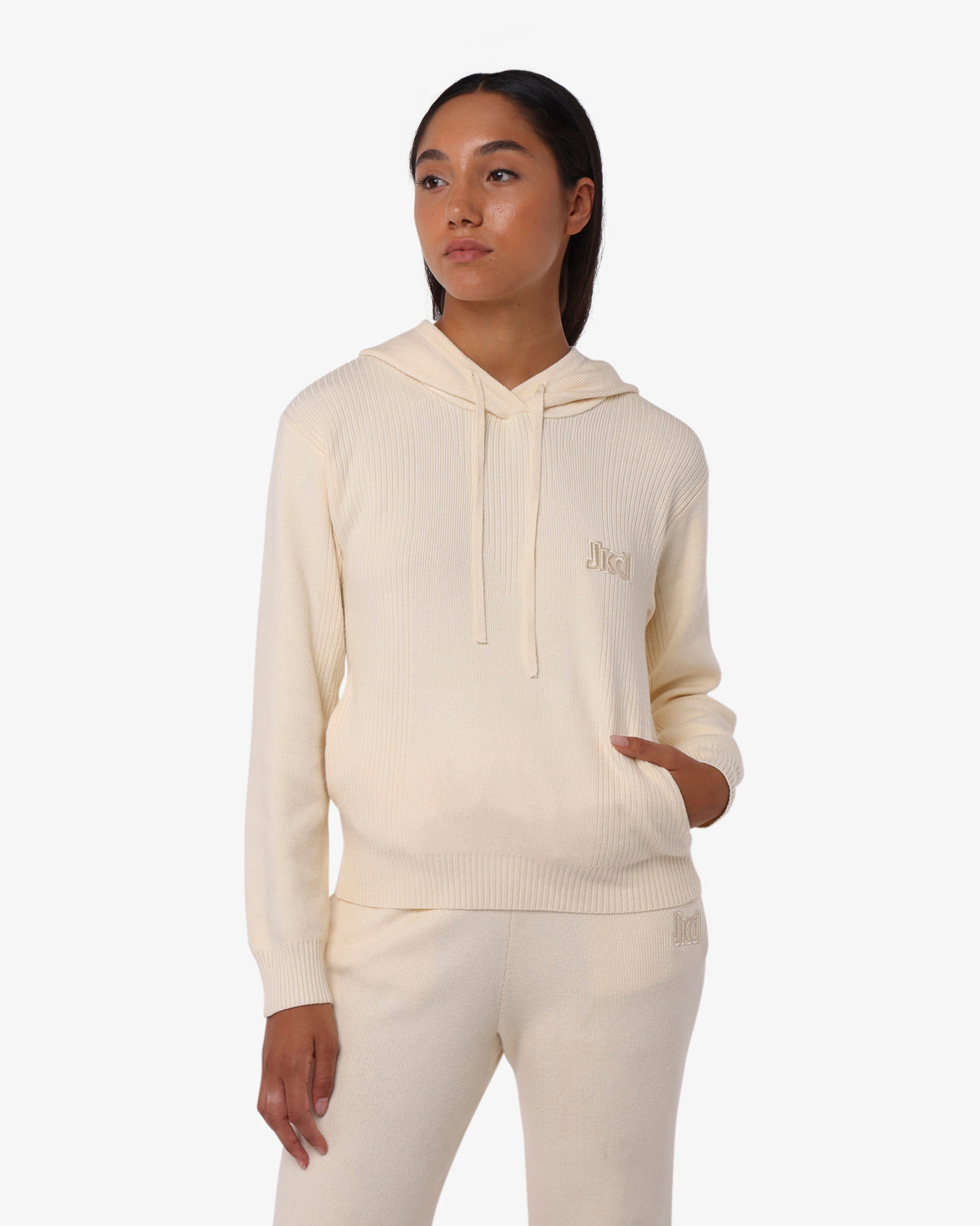 maglia-jaked-cosy-con-cappuccio-seamless-e-cuciture-piatte-donna image 2