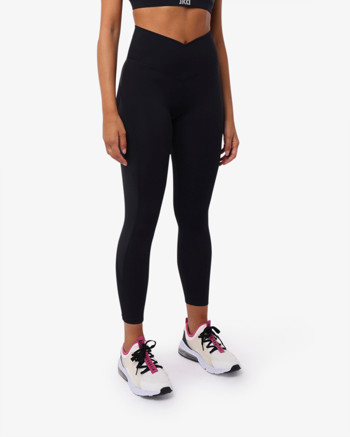 leggings-jaked-shiny-donna-poliestere-elasticizzato-con-inserti-lucidi-vestibili image 1
