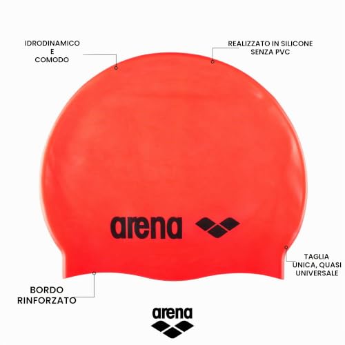 arena-silicone-classico-cuffia-da-nuoto-in-silicone-unisex-per-piscina-e-mare image 8