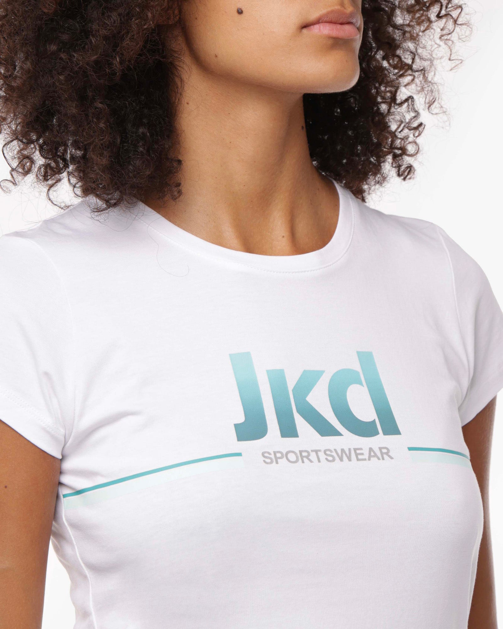 jaked-maglia-shades-donna-t-shirt-girocollo-cotone-slim-fit image 3